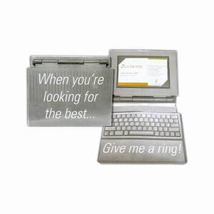 Sound Card Business Card Holders, Customized With Your Logo!