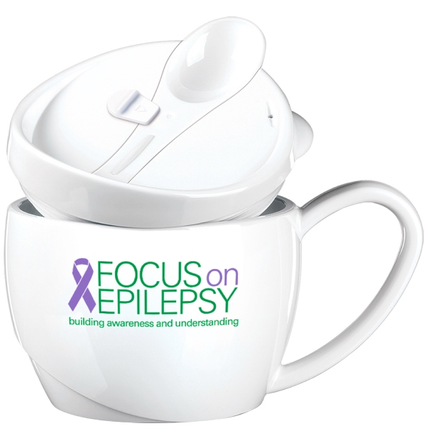 Soup Spoon Mugs, Custom Imprinted With Your Logo!