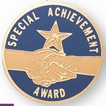 Custom Engraved Special Achievement Award Emblems and Seals!