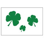 Custom Imprinted St. Patricks Day Holiday Nylon Flags!