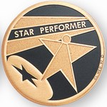 Custom Engraved Star Performer Emblems and Seals!