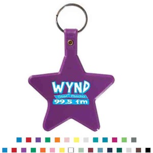 Star Shaped Key Tags, Custom Printed With Your Logo!
