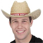 Straw Printed Band Cowboy Hats