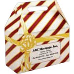 Custom Designed Striped Gift Wrapped Design Donut Boxes!