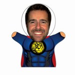 Custom Made Super Hero Hand Puppets!