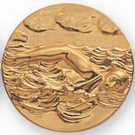 Custom Engraved Swim Freestyle Female Emblems and Seals!