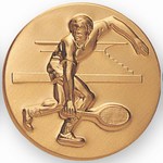 Custom Engraved Tennis Male Emblems and Seals!