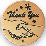 Custom Engraved Thank You Emblems and Seals!