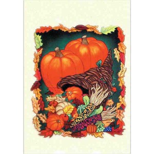 Thanksgiving Holiday Flags, Custom Imprinted With Your Logo!