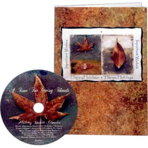 Thanksgiving Holiday Music Cds, Personalized With Your Logo!