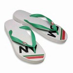 Custom Printed The Brasilia Flip Flop Sandals!