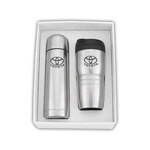 Custom Made Thermos and Travel Mug Tumbler Combination Sets!