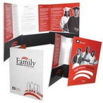 Custom Decorated Three Panel Presentation Folders!