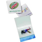 Custom Imprinted Three Flies Matchbook Fishing Lures!