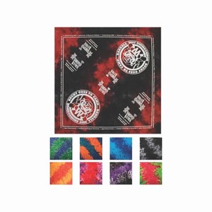 Tie Dye Handkerchiefs, Custom Decorated With Your Logo!