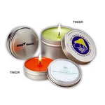 Custom Printed Tin Candles!