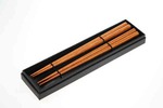 Custom Imprinted Two Pair Wooden Chopsticks Sets