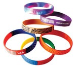 Personalized Tye Dye Silicone Bracelets!