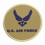 Custom Engraved United States Air Force Gold Emblems and Seals!