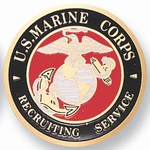 Custom Engraved US Marine Corp Recruiting Service Emblems and Seals!