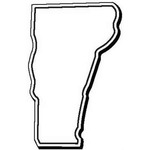Custom Imprinted 	Vermont State Shaped Items!