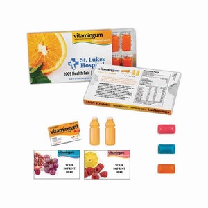 Vitamin Gums, Custom Imprinted With Your Logo!