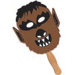 Custom Printed Werewolf Halloween Fan Masks!