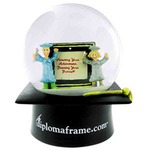Custom Imprinted 3-d Snow Globes