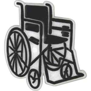 Wheelchair Lapel Pins, Custom Made With Your Logo!