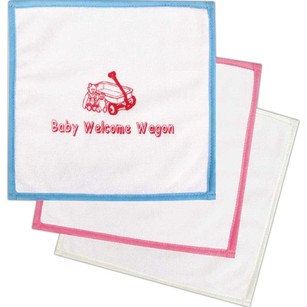 Baby Washcloths, Custom Imprinted With Your Logo!