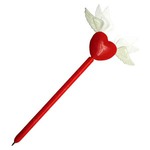 Custom Printed Winged Heart Fun Pens