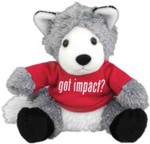 Custom Decorated Stuffed Wolfs!