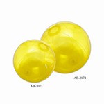 Personalized Yellow Translucent Beach Balls!