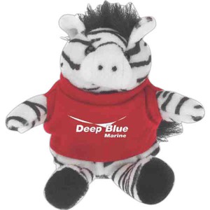 Zebra Stuffed Animals, Customized With Your Logo!