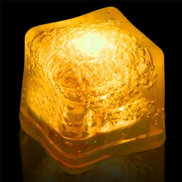 Red Cool Gel Light Up Ice Cubes, Customized With Your Logo!