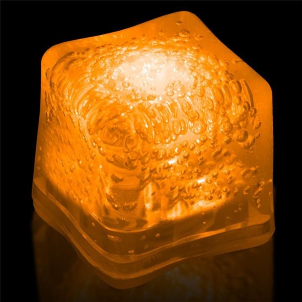 Red Econo Glow Light Up Ice Cubes, Custom Imprinted With Your Logo!