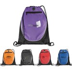 Custom Printed 1 Day Service Drawstring Backpacks