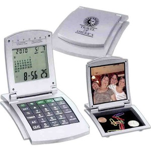 Compact Calculator with Picture Frame, Custom Printed With Your Logo!