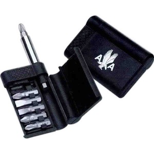 1 Day Service Eight Piece Belt Clip Screwdriver Kits, Custom Designed With Your Logo!