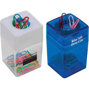 Magnetic Paperclip Dispensers, Custom Printed With Your Logo!