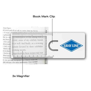 Plastic Bookmark Clips, Custom Printed With Your Logo!