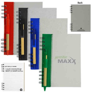 Recycled Paper Notebooks, Custom Printed With Your Logo!