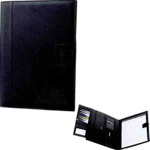 Simulated Leather Memo Pad Portfolios, Custom Printed With Your Logo!