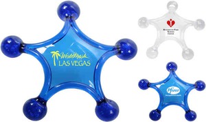 Star Shaped Back Massagers, Custom Printed With Your Logo!