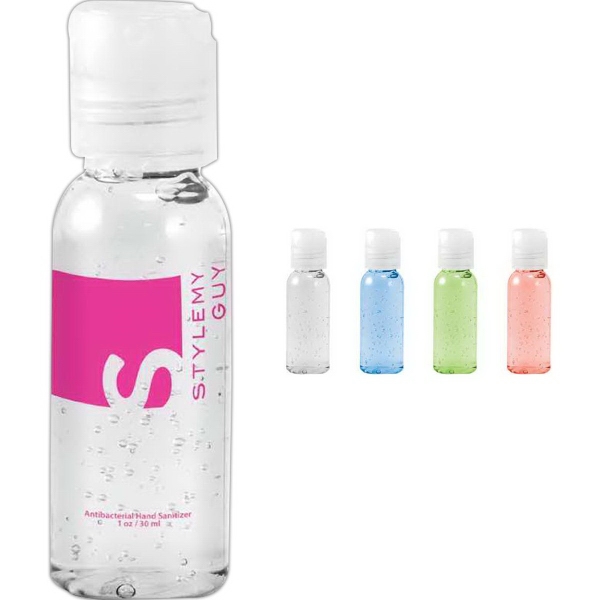 Antibacterial Hand Sanitizer Gel Bottles, Custom Printed With Your Logo!
