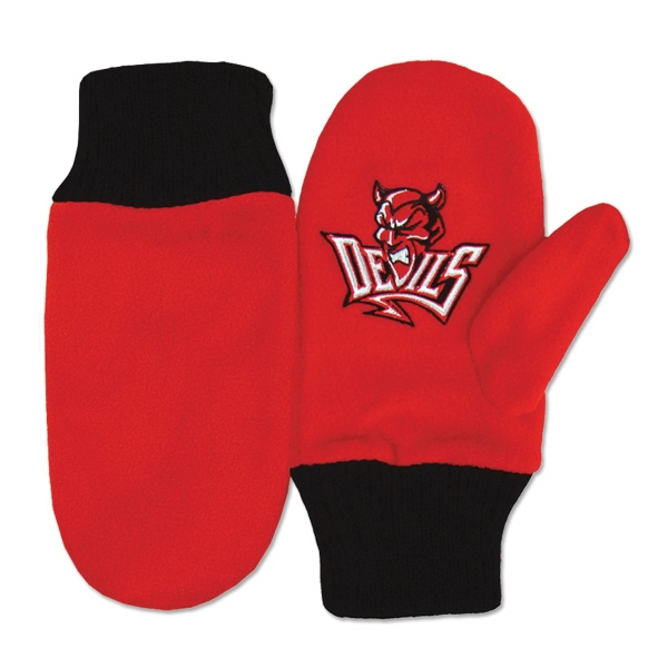 Leopard Mascot Mittens, Custom Imprinted With Your Logo!