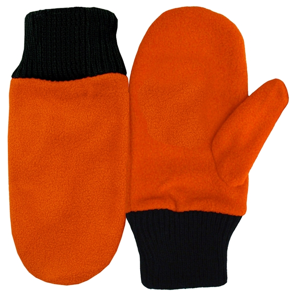 Tiger Mascot Mittens, Custom Imprinted With Your Logo!