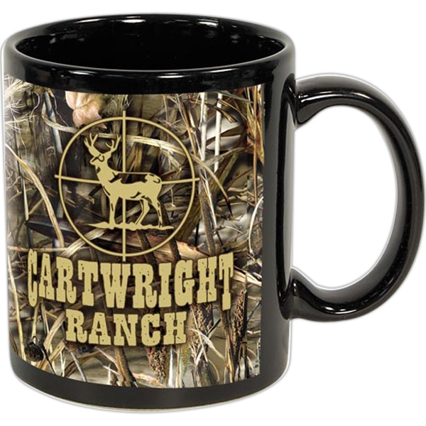 Camouflage Ceramic Mugs, Custom Printed With Your Logo!