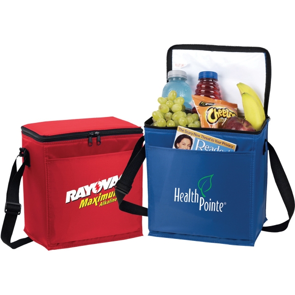 1 Day Service 12 Pack Insulated Bags, Custom Printed With Your Logo!