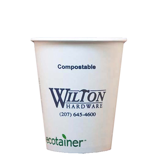 Medium Eco Friendly Disposable Cups, Custom Designed With Your Logo!